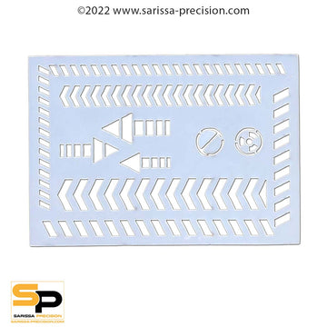 Sarissa Stencil System - Hazard Markings