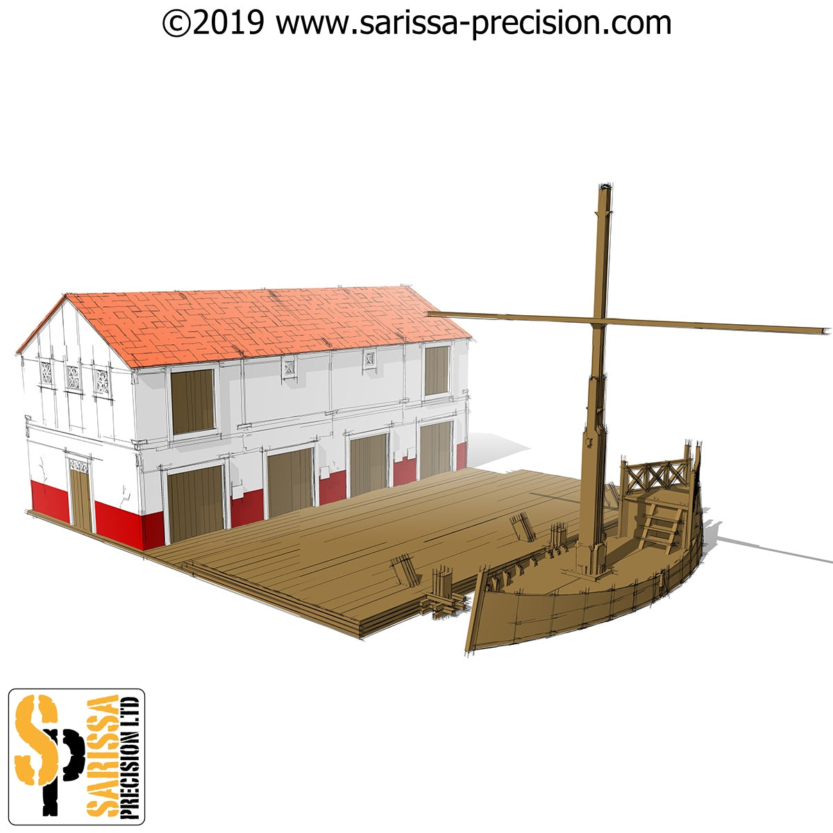 Roman Docks Set (28mm)