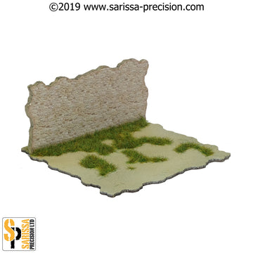 Mediterranean Village Wall 10x10 (28mm)