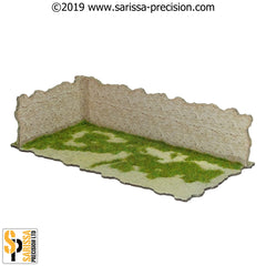 Mediterranean Village Wall 20x10 - Left Hand (28mm)