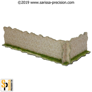 Mediterranean Village Wall 20x10 - Left Hand (28mm)