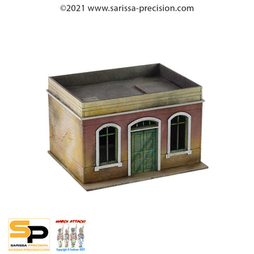 Mediterranean Wide House - 1 Floor with Flat Roof