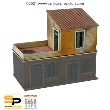 Mediterranean Semi House Terrace Roof