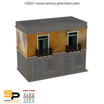 Mediterranean Semi House Extra Floor with Balcony