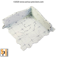 The Ruined City - Low Corner Wall with Window