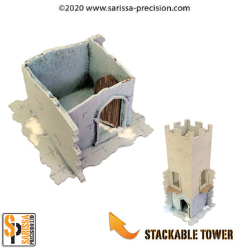 The Ruined City - Ground Level Tower Base (stackable)