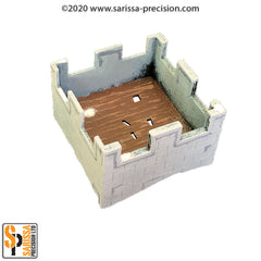 The Ruined City - Level 1 Tower with Crenelations (stackable)