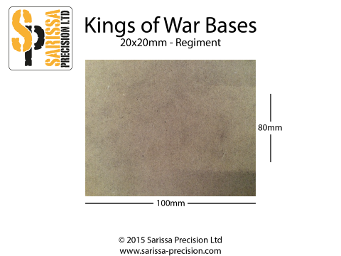 Regiment Base 100x80mm 20x20