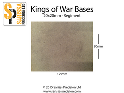 Regiment Base 100x80mm 20x20