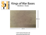 Horde Base 120x80mm 40x40