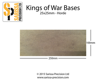 Horde Base 250x100mm 25x25
