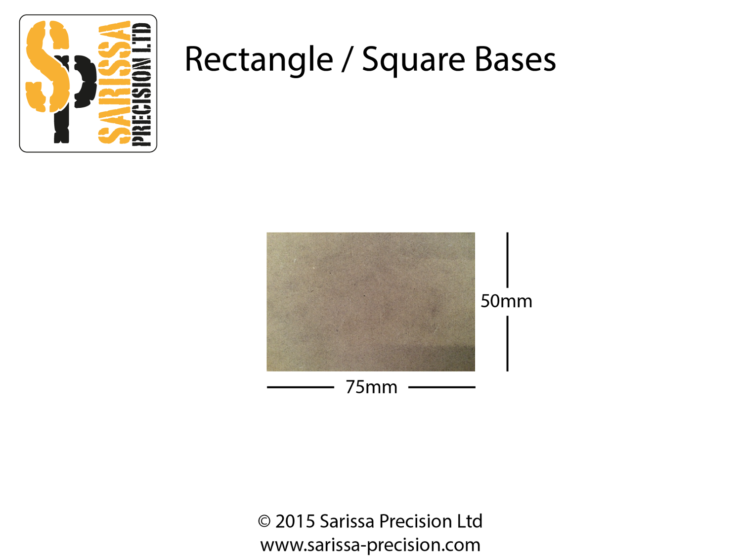 75 x 50mm Base Pack