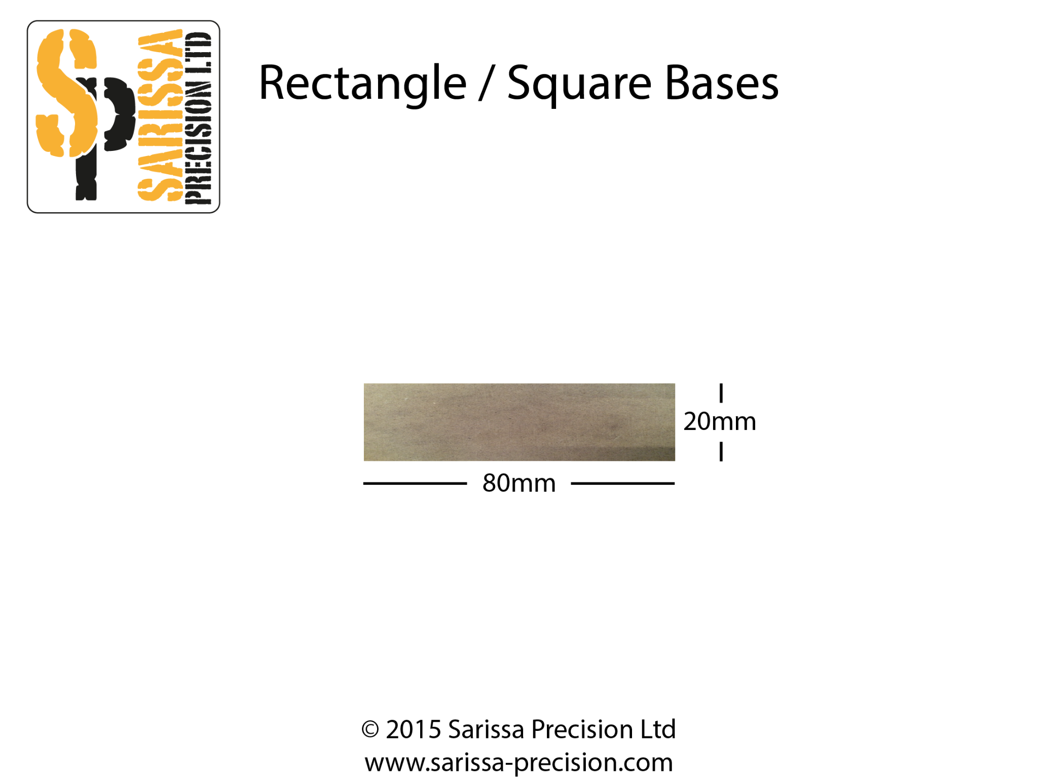 80 x 20mm Base Pack