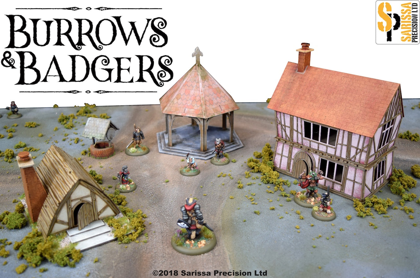 Burrows & Badgers Scenery Set