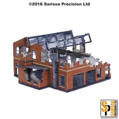 Large Destroyed Factory - 20mm