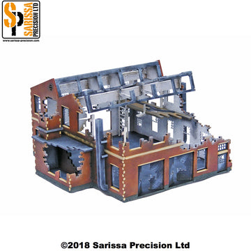 Large Destroyed Factory - 15mm