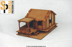 Low Planked-Style Village House - 15mm