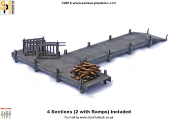Wooden Jetty Set