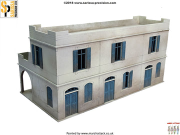 Two-Storey Souk Building - 28mm