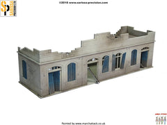 Destroyed Single-Storey Large Building - 28mm