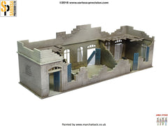 Destroyed Single-Storey Large Building - 28mm