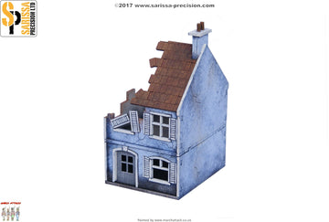 Destroyed Terrace House - 20mm