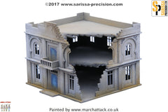 Destroyed Administration Building / Hotel - 20mm