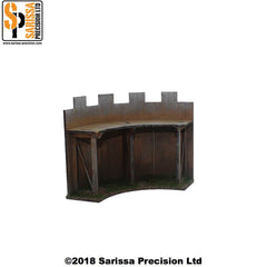 Wooden Palisade Corner