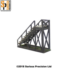 Wooden Palisade Stairs