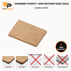 100x60mm Chariot / War Machine Base (SAG) gallery image 1