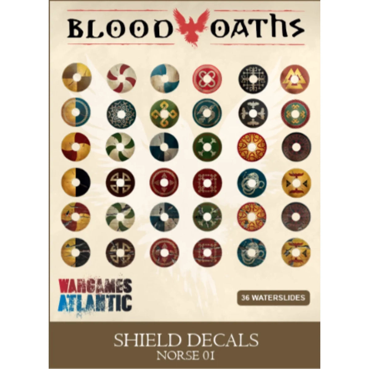 Wargames Atlantic - Shield Decals: Norse 01