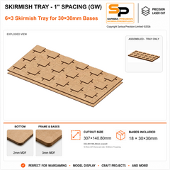 30×30mm Skirmish Tray - 1