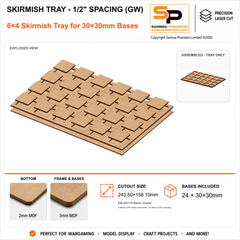 30×30mm Skirmish Tray - 1/2