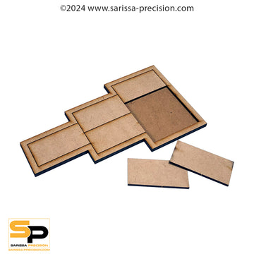 Knightly 6 Arrowhead Tray for 30x60mm