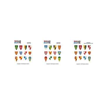 Barons' War Shield Decals (01) Knights 01