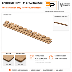 40×40mm Skirmish Tray - 1