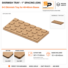 40×40mm Skirmish Tray - 1