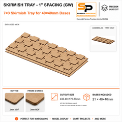 40×40mm Skirmish Tray - 1