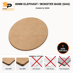 80mm Elephant / Monster Base (SAG) gallery image 1