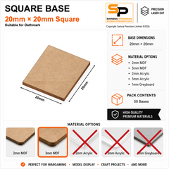 B20x20 (50)-3M-S-OM