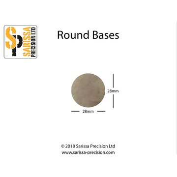 28mm Round Base Pack (x 25)