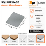 40 x 40mm Base Pack