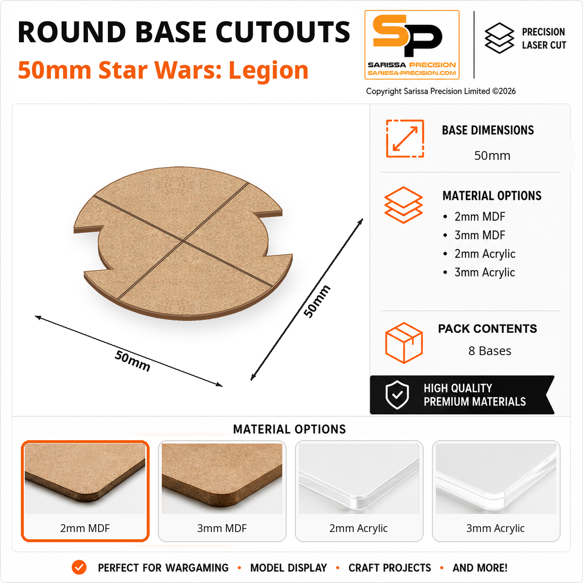 SW 50mm corrected 2mm MDF