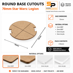 SW 70mm corrected 2mm MDF