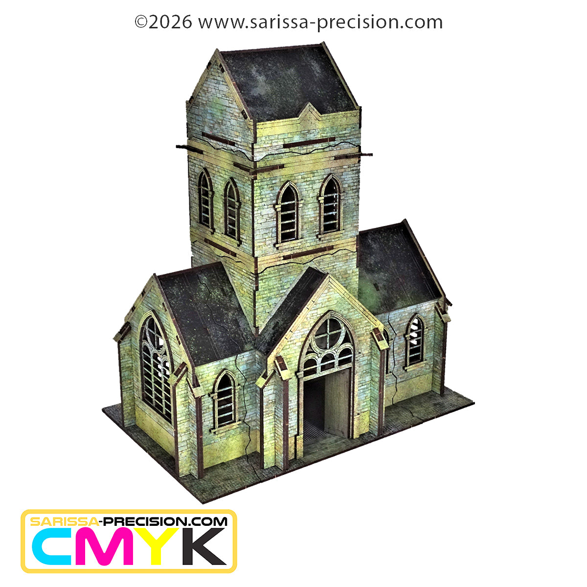Église Sainte-Claire (Church) (28mm) CMYK