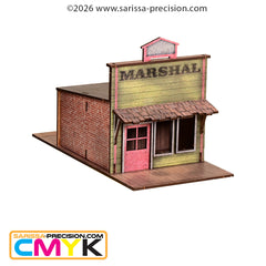 Old West - Post Office & Marhsall's Office (28mm)