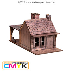 Old West - Elias Crow's Blacksmith & House (28mm)