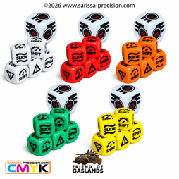 Gaslands Refuelled Skid & Gear Phase Dice