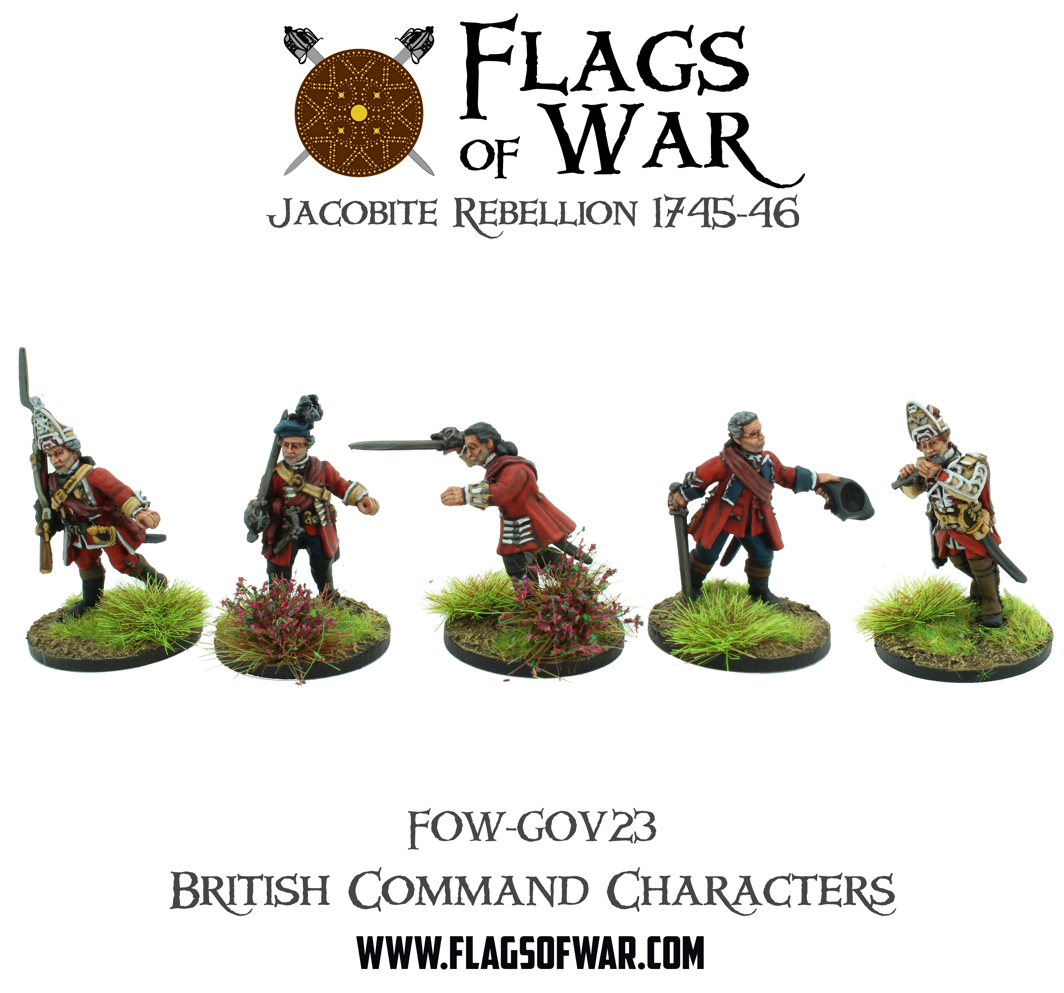 FOW-GOV23 British Command Characters – Sarissa Precision Limited