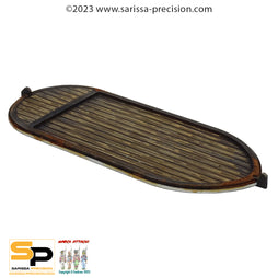 Paddle Steamer wood skiff